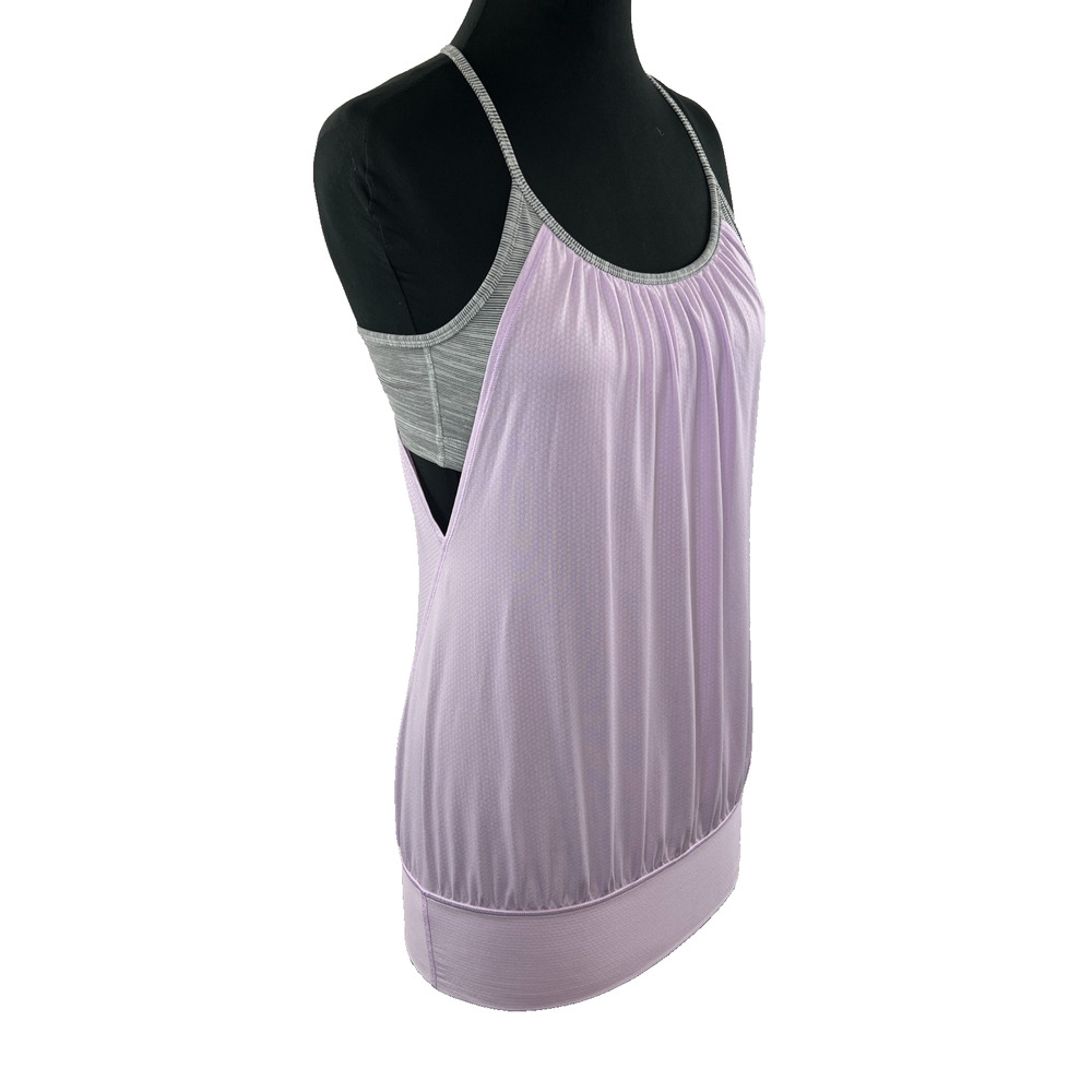LULULEMON No Limit Top Pretty Purple Wee Are From Space Silver 6 HTF RARE